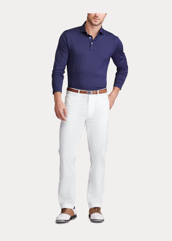 Calças Ralph Lauren Slim Fit Stretch Homem 95087-FGQD